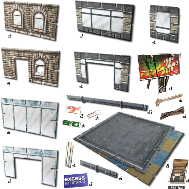Model do składania Battle Systems Tabletop Games & Terrain Urban Apocalypse City Block Core (5060660090181) - obraz 4