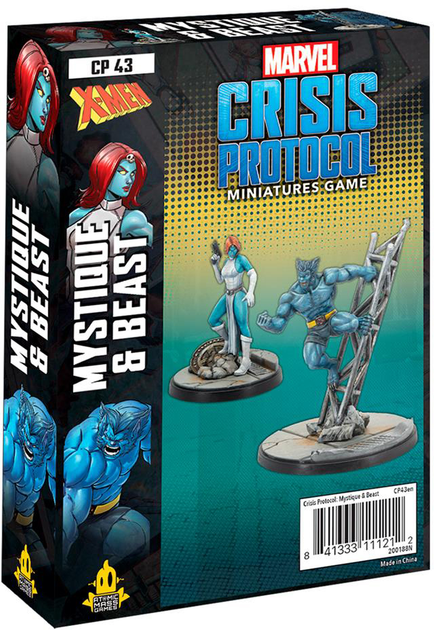 Zestaw akcesoriów Atomic Mass Games Marvel Crisis Protocol Beast & Mystique (841333111212) - obraz 1