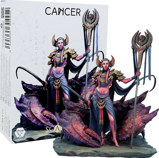 Figurka do malowania Scale 75 Zodiak Cancer 35 mm (8435635304643) - obraz 1