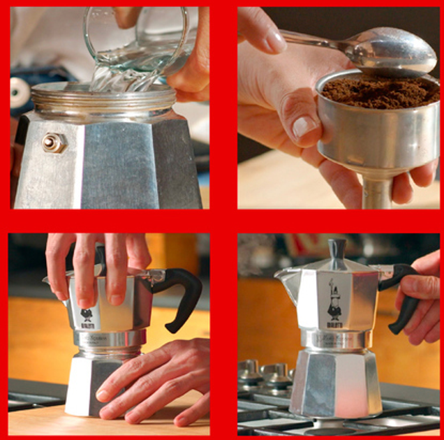 Kawiarka Bialetti Moka Express srebrna + Torba WWF (8006363074513) - obraz 5