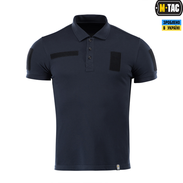 Поло тактичне M-Tac Dark Navy Blue (2XL) 65/35 80014015-2XL - изображение 2