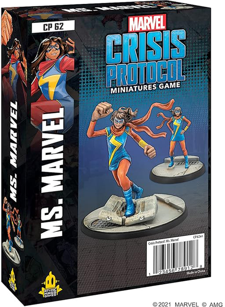 Набір аксесуарів Atomic Mass Games Marvel Crisis Protocol Ms. Marvel (841333112196) - зображення 1