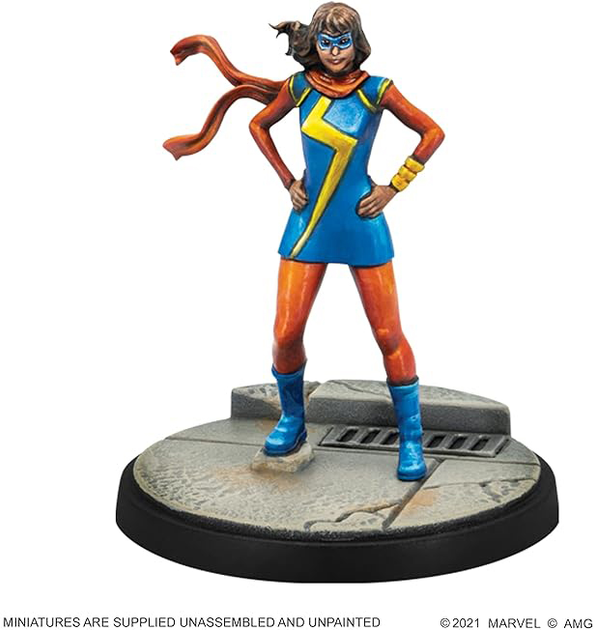 Набір аксесуарів Atomic Mass Games Marvel Crisis Protocol Ms. Marvel (841333112196) - зображення 2