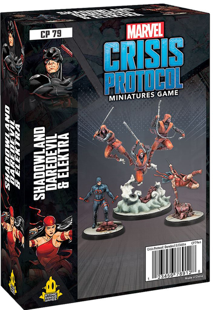 Zestaw akcesoriów Atomic Mass Games Marvel Crisis Protocol Shadowland Daredevil & Elektra (841333112721) - obraz 1