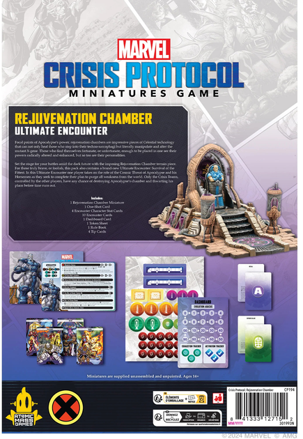 Zestaw akcesoriów Atomic Mass Games Marvel Crisis Protocol Rejuvenation Chamber Ultimate Encounter (841333127152) - obraz 3