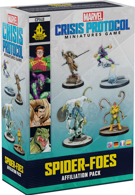 Zestaw akcesoriów Atomic Mass Games Marvel Crisis Protocol Spider-Foes Affiliation Pack (841333122621) - obraz 1