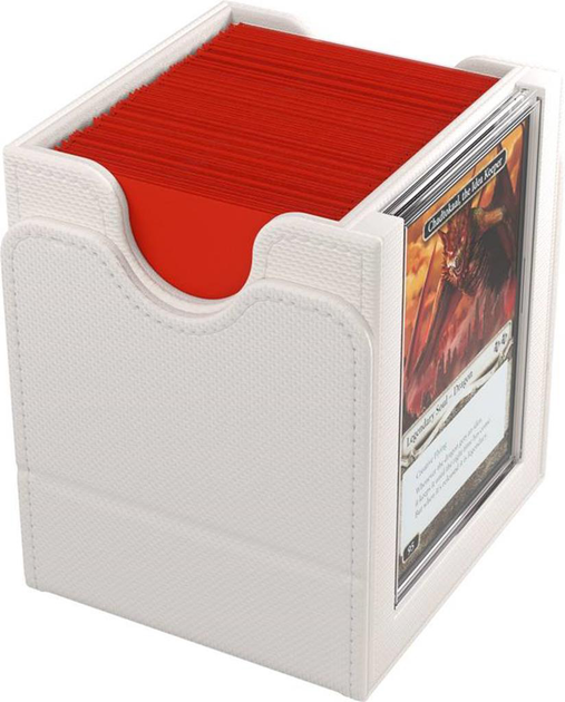 Коробка для карток Gamegenic TCG Deck Box Squire Plus XL на 100+ предметів Біла (4251715416594) - зображення 8