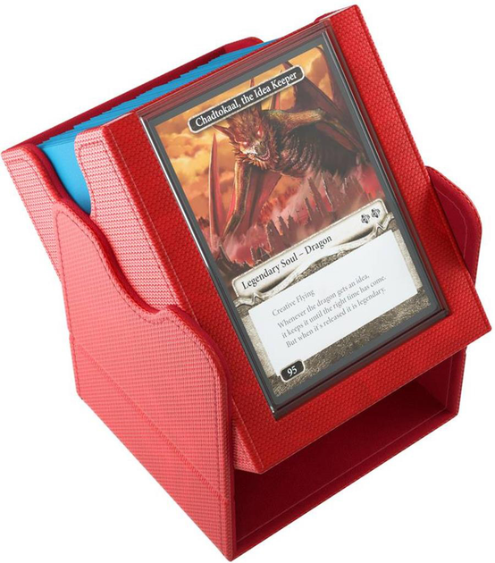 Коробка для карток Gamegenic TCG Deck Box Squire Plus XL на 100+ предметів Червона (4251715416570) - зображення 9