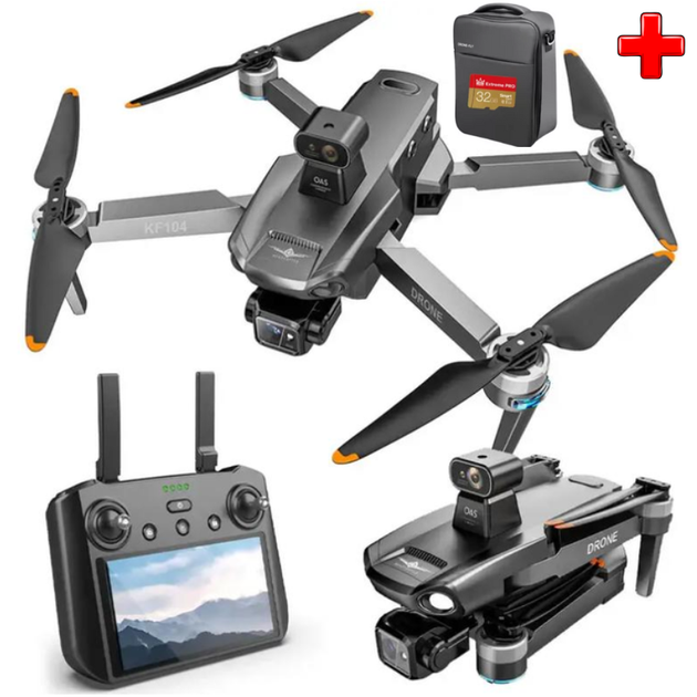 Квадрокоптер Kfplan KF104 Max - дрон с 4K и HD-камерами, ESC, 5G WI-FI, GPS, FPV, БК моторы, 6000м, до 30 мин. + SD карта - изображение 13