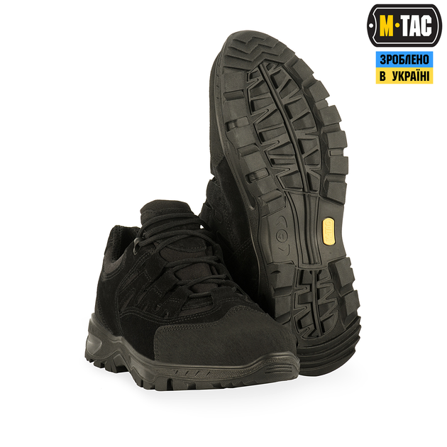 Кросівки тактичні M-Tac Leopard Wide Black II R 39 30205702-39 - изображение 2