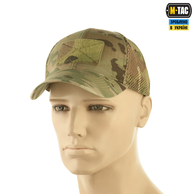 Бейсболка тактична із сіткою Азов M-Tac Multicam (L/XL) NYCO 40584008-L/XL - зображення 1