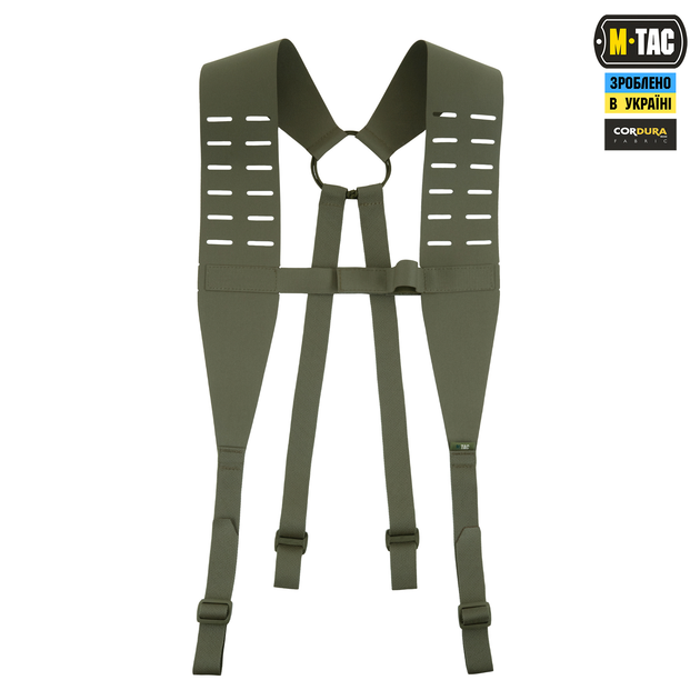 Ремені плечові для тактичного пояса M-Tac Laser Cut Ranger Green LONG 10255023-L - зображення 1