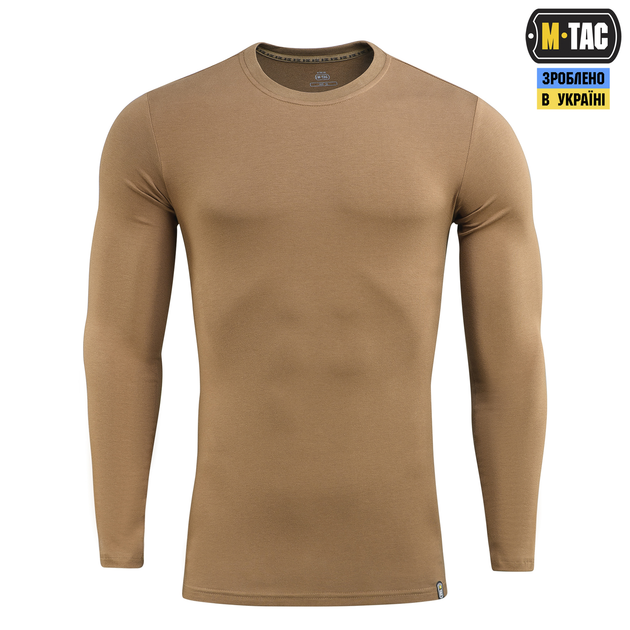 Футболка довгий рукав M-Tac Coyote Brown (3XL) 93/7 20067017-3XL - изображение 2