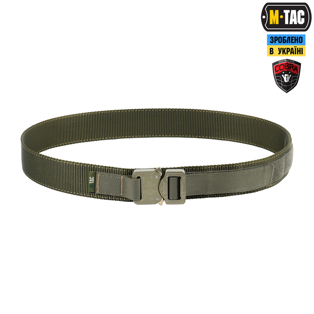 Ремінь M-Tac Cobra Buckle Belt Ranger Green 3XL 10194023-3XL - зображення 1