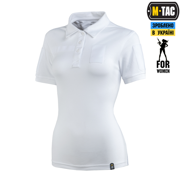 Поло тактичне M-Tac Lady White (XL) 65/35 80027036-XL - изображение 1