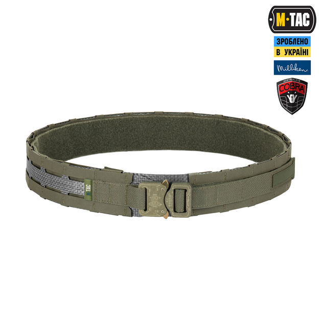 Ремінь M-Tac Tiger Belt Cobra Buckle Ranger Green XL/2XL 10258023-XL/2XL - зображення 1