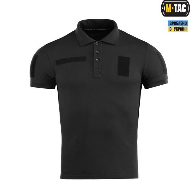 Поло тактичне M-Tac Black (4XL) 65/35 80014002-4XL - изображение 2