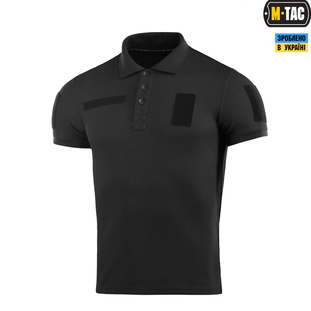 Поло тактичне M-Tac Black (5XL) 65/35 80014002-5XL - изображение 1