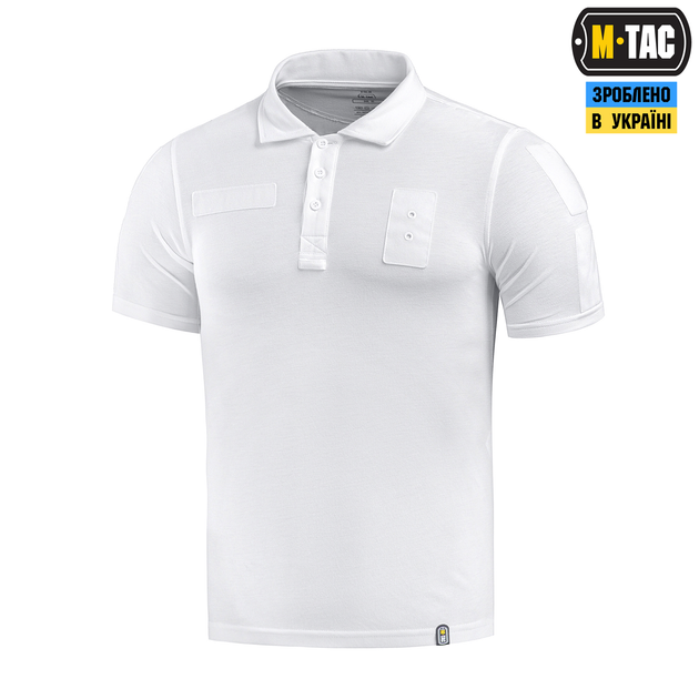 Поло Поліція M-Tac White (3XL) 65/35 80029036-3XL - зображення 1