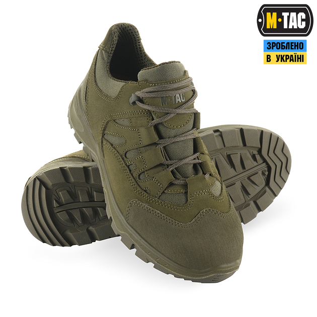 Кросівки тактичні M-Tac Leopard Wide Olive II R 45 30205701-45 - зображення 1