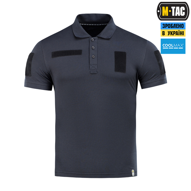 Поло тактовне M-Tac Premium Dark Navy Blue 2XL 80030015-2XL - зображення 2