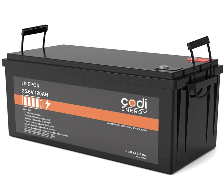 Аккумулятор Codi Energy LiFePO4 25.6V/120AH (3072 W*h) (литий-железо-фосфатный аккумулятор для ИБП (UPS)) - изображение 2