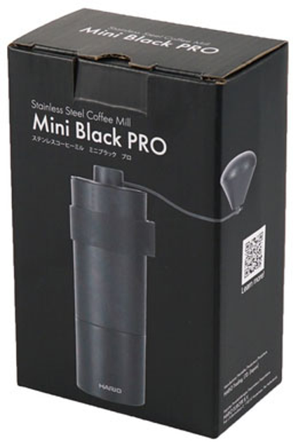 Młynek ręczny do kawy Hario Mini Black Pro Czarny (8270165711543) - obraz 4