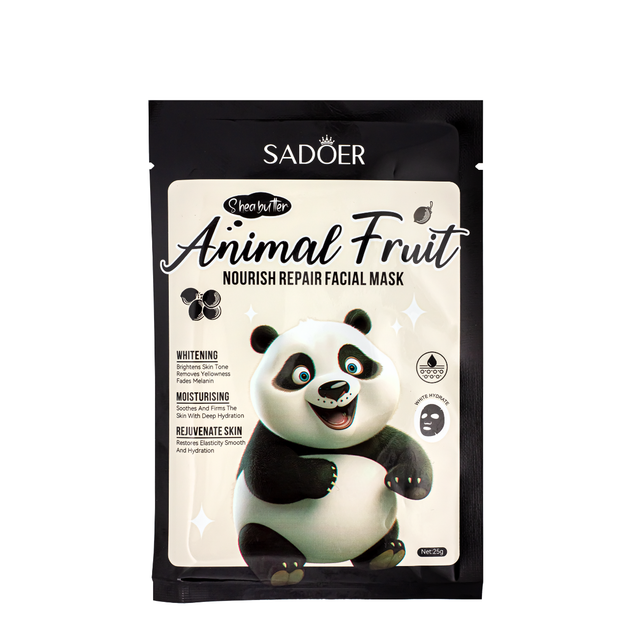 Маска для обличчя живильна Sadoer Animal Fruit Shea Butter тканинна 25 г (SD35110) - Фото 1 Маска для обличчя живильна Sadoer Animal Fruit Shea Butter тканинна 25 г (SD35110) - зображення 1