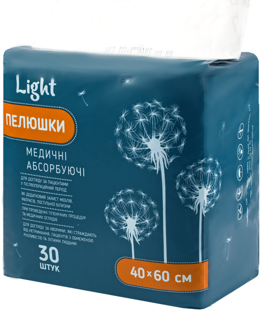 Одноразові пелюшки Light 60x40 см, 30 шт - зображення 2