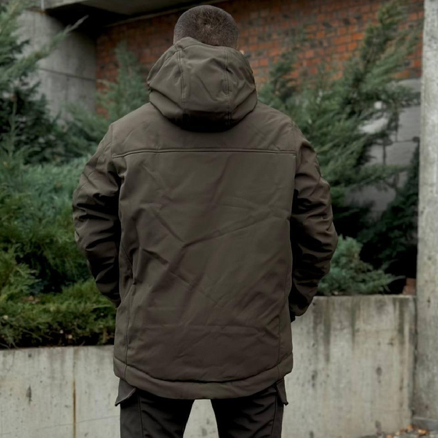 Зимова Куртка з підкладкою Omni-Heat KTZ 5.0 Softshell олива розмір L - зображення 2