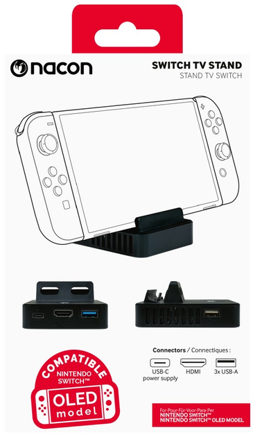 Stacja dokująca Nacon Nintendo Switch TV Stand (3665962019452) - obraz 6
