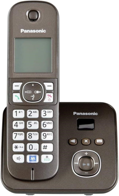 Telefon stacjonarny Panasonic KX-TG6821GA Brown - obraz 1