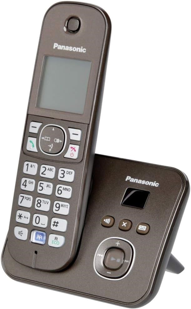 Telefon stacjonarny Panasonic KX-TG6821GA Brown - obraz 2