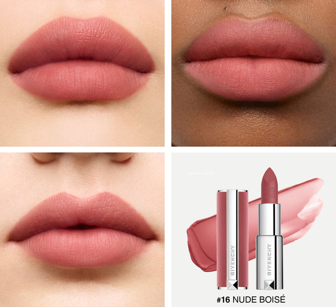 Помада для губ Givenchy Le Rouge Sheer Velvet 16 Nude Boisé 3.5g - изображение 3