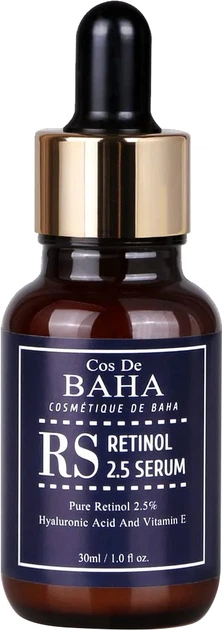 Обновляющая сыворотка Cos De BAHA Retinol 2.5 Serum с ретинолом 60 мл (8809240318454) - Фото 1 Обновляющая сыворотка Cos De BAHA Retinol 2.5 Serum с ретинолом 60 мл (8809240318454) - изображение 1