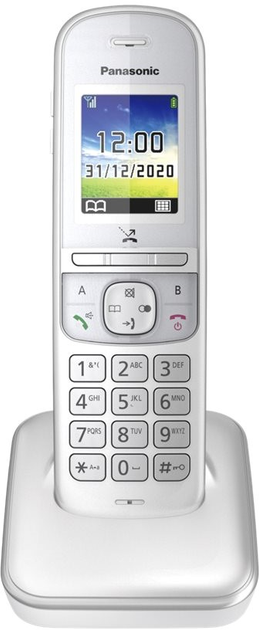 Telefon stacjonarny Panasonic KX-TGH710GG Silver - obraz 1