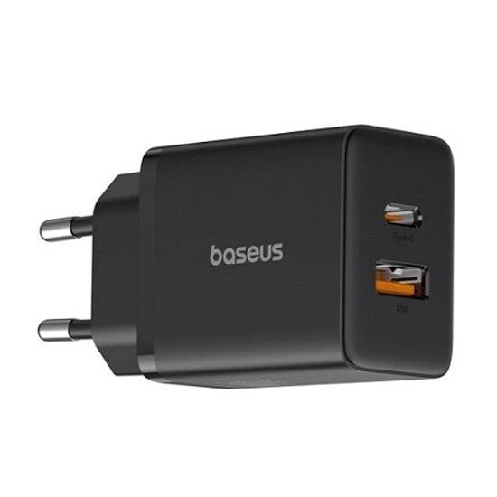 Блок живлення Baseus Cube Fast Charger C+U 30W EU Cluster Black - Фото 2 Блок живлення Baseus Cube Fast Charger C+U 30W EU Cluster Black - зображення 2