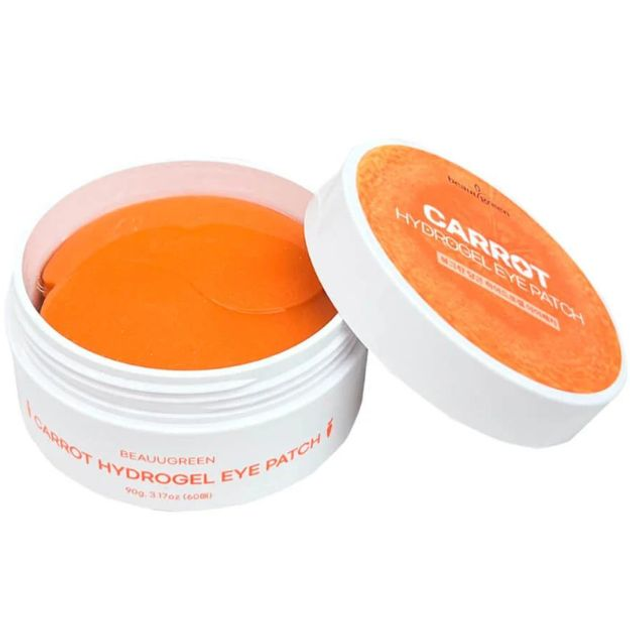 Антиоксидантные гидрогелевые патчи с морковью BeauuGreen Carrot Hydrogel Eye Patch, 60 шт - Фото 1 Антиоксидантные гидрогелевые патчи с морковью BeauuGreen Carrot Hydrogel Eye Patch, 60 шт - изображение 1