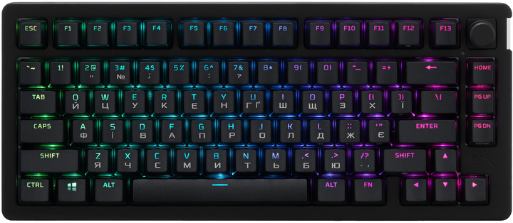 Беспроводная клавиатура HyperX Alloy Rise 75 PBT HX Red Wireless (91Y91AA) - изображение 1
