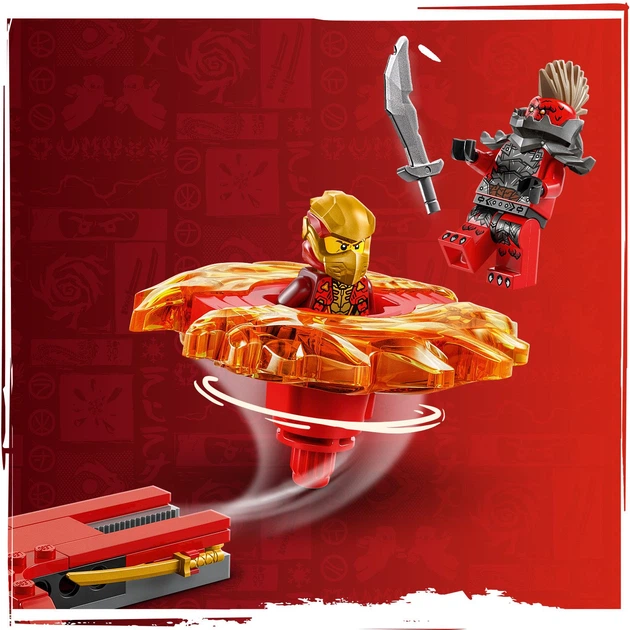 Конструктор LEGO Ninjago Дракон Кая Спін-джитсу 54 деталі (71823