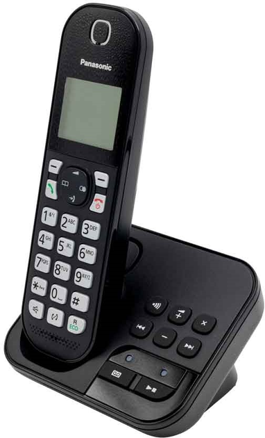 Telefon stacjonarny Panasonic KX-TGC460GB Black - obraz 3