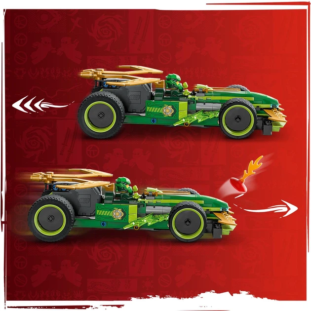 ニコライ Конструктор LEGO Ninjago Автомобиль для гонок Лойда с инерционным
