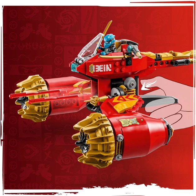 Конструктор LEGO Ninjago Штормовой робот-всадник Кая 333 детали