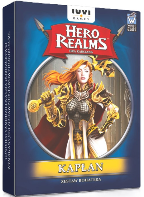 Dodatek do gry planszowej IUVI Games Hero Realms: Zestaw bohatera Kapłan (wydanie polskie) (5907628970041) - obraz 1