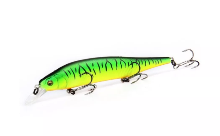 Воблер Bearking Ito Shiner 115SP, 15g, 0,5-1,2m, колір D (Mat Tiger),M114-D - Фото 1 Воблер Bearking Ito Shiner 115SP, 15g, 0,5-1,2m, колір D (Mat Tiger),M114-D - зображення 1