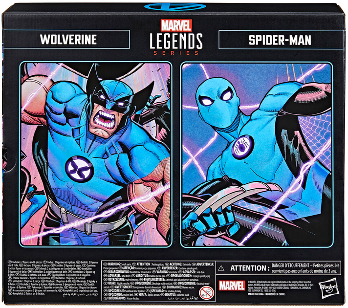 Набір фігурок Hasbro Marvel Росомаха Людина-павук 2 шт (5010996246240) - зображення 9