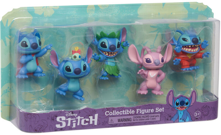 Набір фігурок Just Play Disney Stitch 5 шт (886144462115) - зображення 1