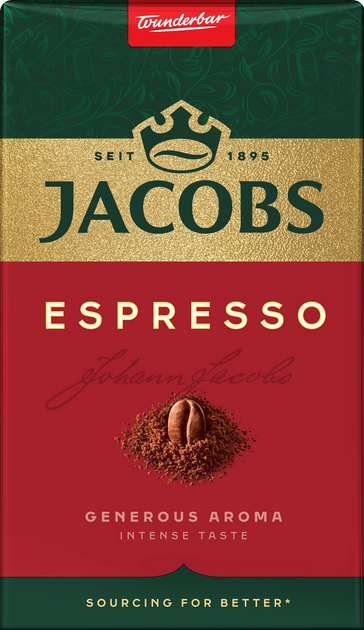 Акція на Кава мелена Jacobs Espresso 230 г від Rozetka