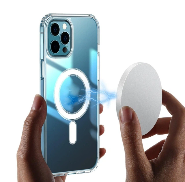 Чохол Cosmic Acrylic MagSafe HQ for Apple iPhone 15 Pro MAX Transparent - изображение 3