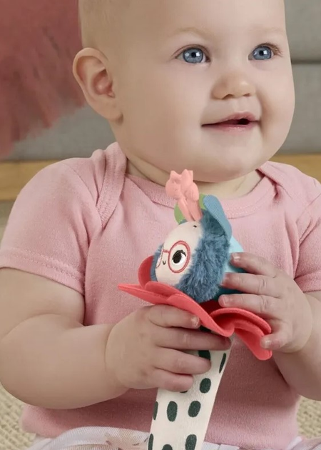 Брязкальце Fisher-Price Працьовита бджілка та квітка HYR56 (0194735254248) - зображення 14
